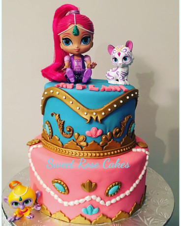 Shimmer And Shine Birthday Cake
 404 best images about Ava s bday on Pinterest