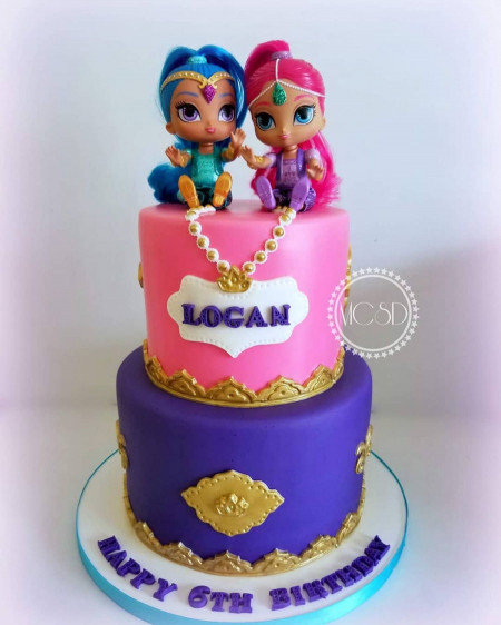 Shimmer And Shine Birthday Cake
 Shimmer And Shine Birthday Cake CakeCentral