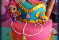 Shimmer and Shine Birthday Cake Unique Shimmer and Shine Cake Jayxor Cakes Pinterest