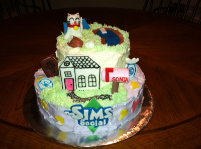 Sims 4 Birthday Cake
 The Sims Social Danese Griffith Designs