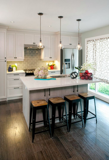 Small Kitchen Lighting
 Room Transformations from the Property Brothers