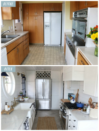 Small Kitchen Remodel Before And After
 Small Kitchen Remodel Reveal The Inspired Room