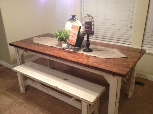 Small Kitchen Table with Benches Elegant Rustic Nail Farm Style Kitchen Table and Benches to Match