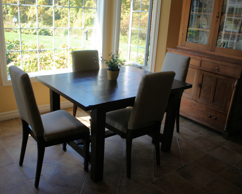 Small Kitchen Tables With Bench
 Landlocked Farmhouse Kitchen Table