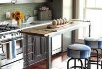 Small Kitchen with island Beautiful 21 Space Saving Kitchen island Alternatives for Small Kitchens