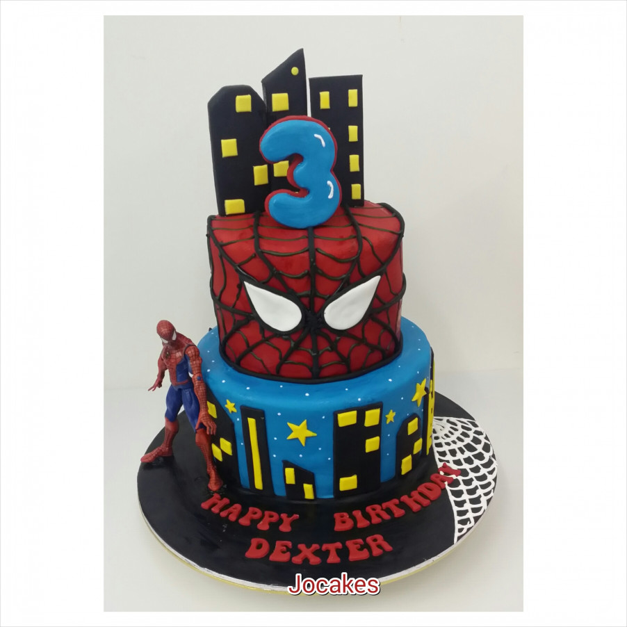 Spiderman Birthday Cake
 Spiderman cake