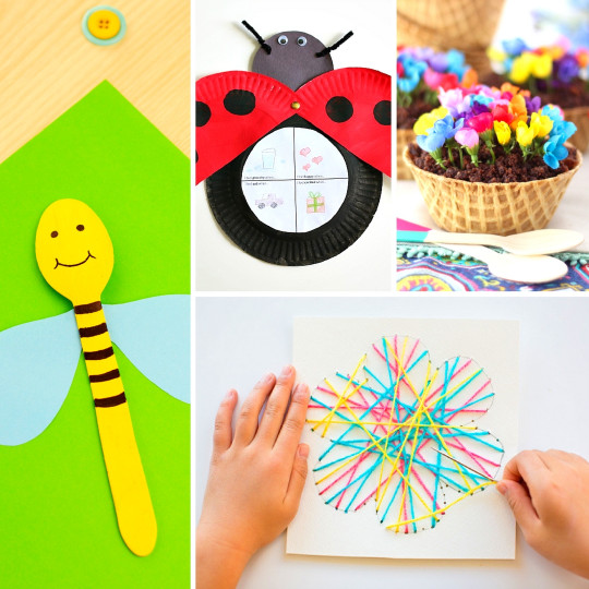 Spring Crafts For Kids
 20 Fun and Adorable Spring Crafts for Kids Mum In The