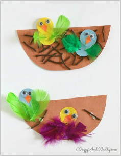 Spring Crafts For Kids
 Spring Crafts for Kids Nest and Bird Craft Buggy and Buddy