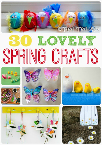 Spring Crafts For Kids
 Spring Craft Ideas Red Ted Art s Blog
