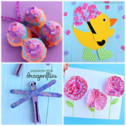 Spring Crafts For Kids
 Beautiful Spring Crafts for Kids to Create Crafty Morning