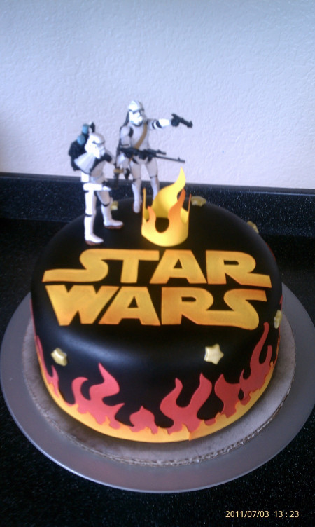 Star Wars Birthday Cake
 Star Wars Birthday Cake CakeCentral