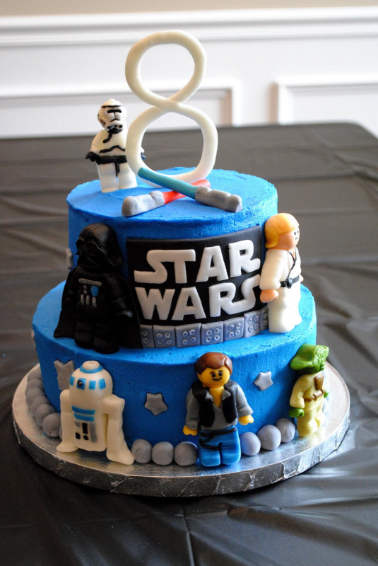 Star Wars Birthday Cake Elegant Smile Laugh and Learn Star Wars Lego Cake