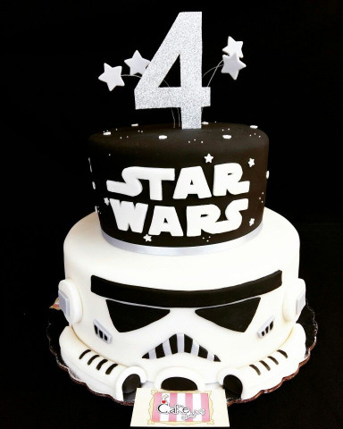 Star Wars Birthday Cake
 Star wars cake Pastel de star wars … party themes