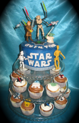 Star Wars Birthday Cake
 25 Star Wars themed Birthday Cakes