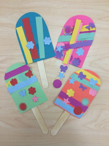 Summer Art Project For Kids
 Popsicle Summer Art Craft for Preschoolers Kindergarten