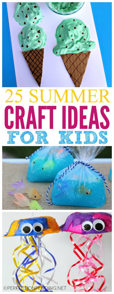 Summer Art Project For Kids
 25 best ideas about Kid Crafts on Pinterest