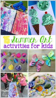 Summer Art Project For Kids
 20 Summer Activities for Preschoolers Mess for Less