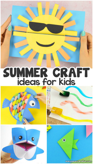Summer Art Project For Kids
 Summer Crafts Easy Peasy and Fun