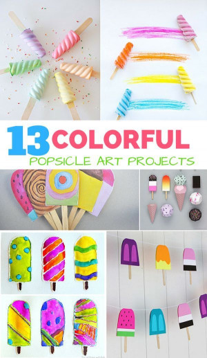Summer Art Project For Kids
 25 great ideas about Popsicle crafts on Pinterest