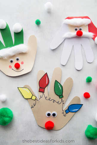 The Best Ideas For Kids
 Christmas Handprint Cards The Best Ideas for Kids