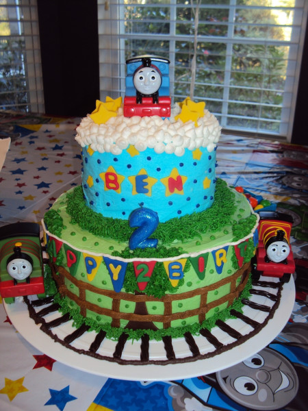 Train Birthday Cake
 Thomas The Train Birthday Cake CakeCentral