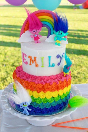 Troll Birthday Cake
 20 Terrific Trolls Party Ideas Pretty My Party Party Ideas