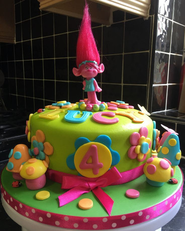 Troll Birthday Cake
 Best 25 Trolls cakes ideas on Pinterest