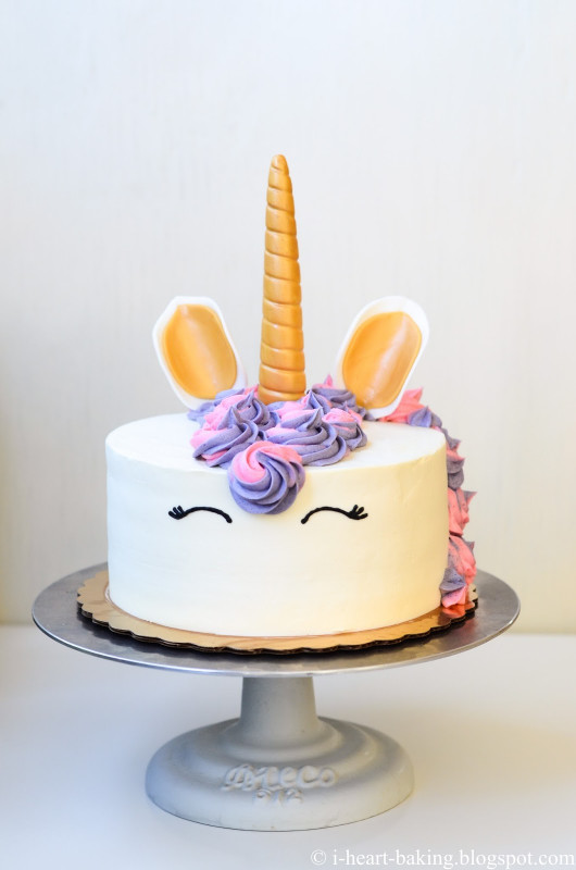Unicorn Birthday Cake
 i heart baking unicorn birthday cake with handmade