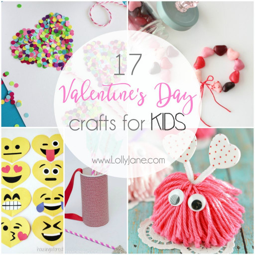 Valentine Craft Ideas For Kids
 17 Valentine s Day Crafts for Kids Lolly Jane