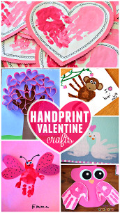 Valentine Craft Ideas For Kids
 Valentine s Day Handprint Craft & Card Ideas Crafty Morning
