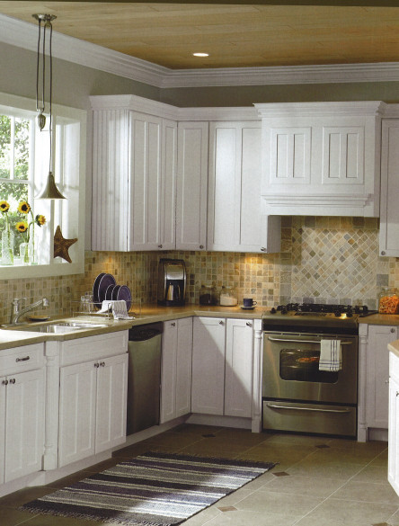 White Kitchen Backsplashes Ideas
 1000 images about kitchen tile on Pinterest