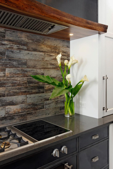 Wood Kitchen Backsplash
 Wood Look Tile Ideas for Every Room in Your House