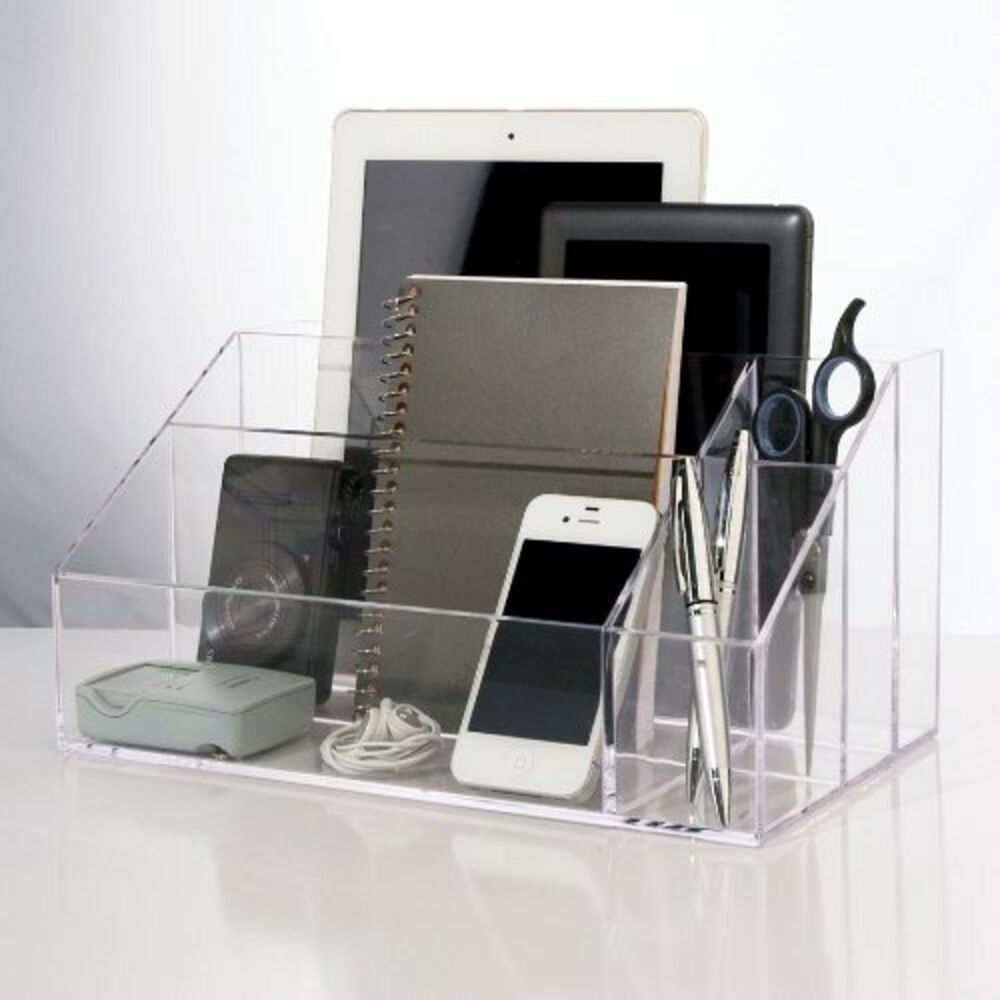 Acrylic Desk organizer Unique Us Acrylic Clear Acrylic Desktop organizer