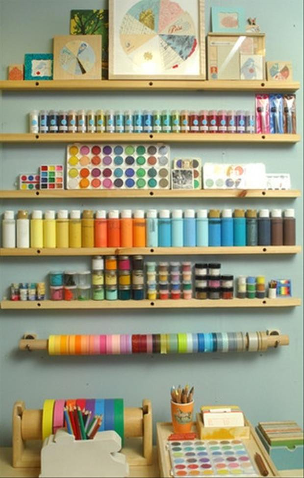 Art Room Organization
 organize your craft room 1 Dump A Day