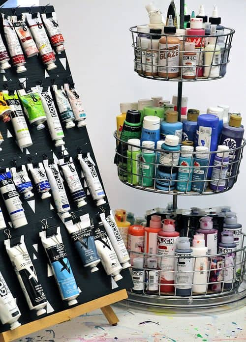 Art Supply Organizer
 Learn The Basic Acrylic Painting Techniques for Beginners