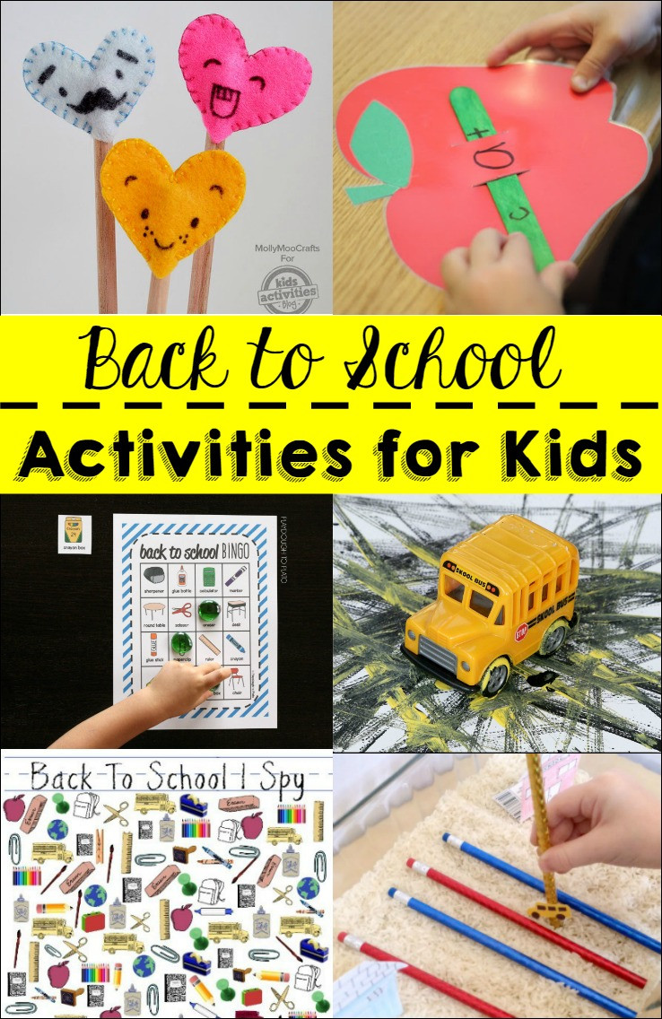 Back To School Activities
 Back to School Activities for Kids Mess for Less