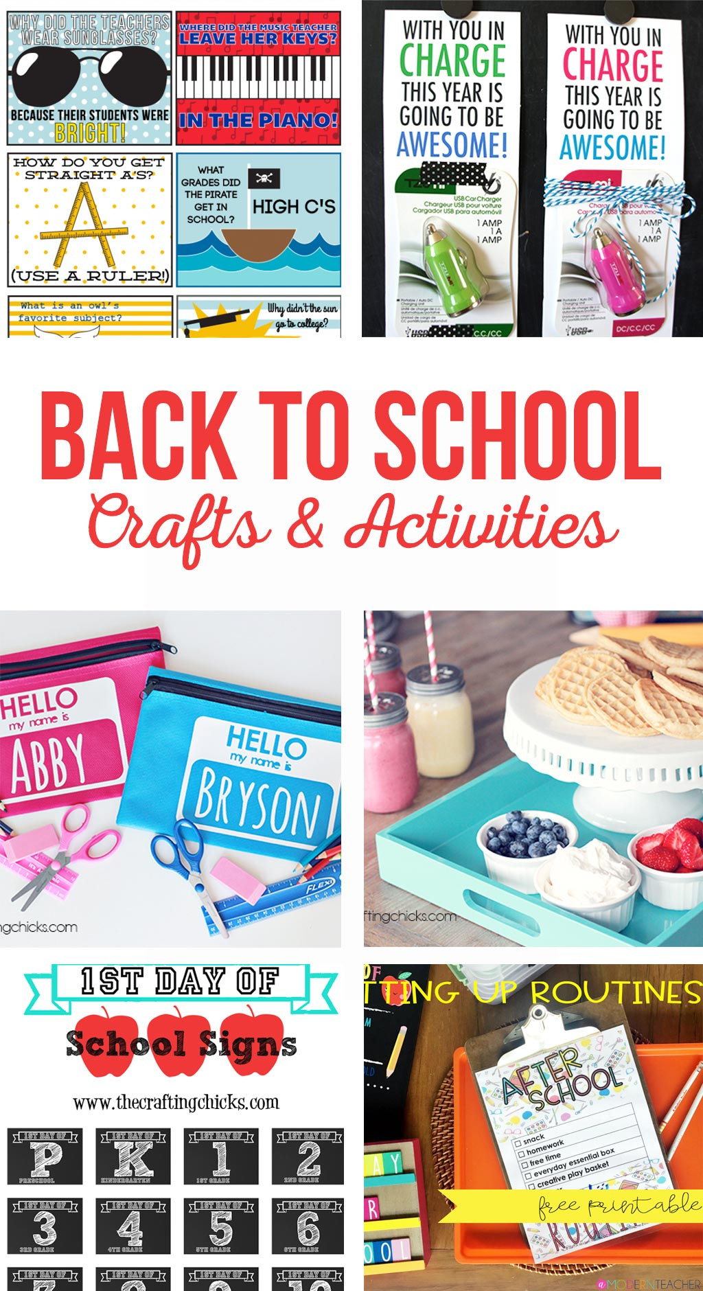 Back To School Activities
 Back to School Crafts and Activities The Crafting Chicks