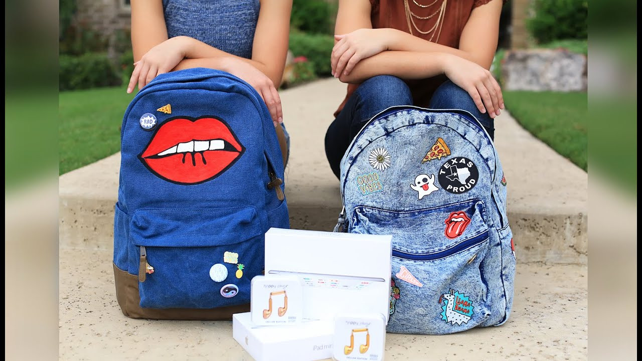 Back To School Backpacks
 What s in Our Backpacks Back to School 2016