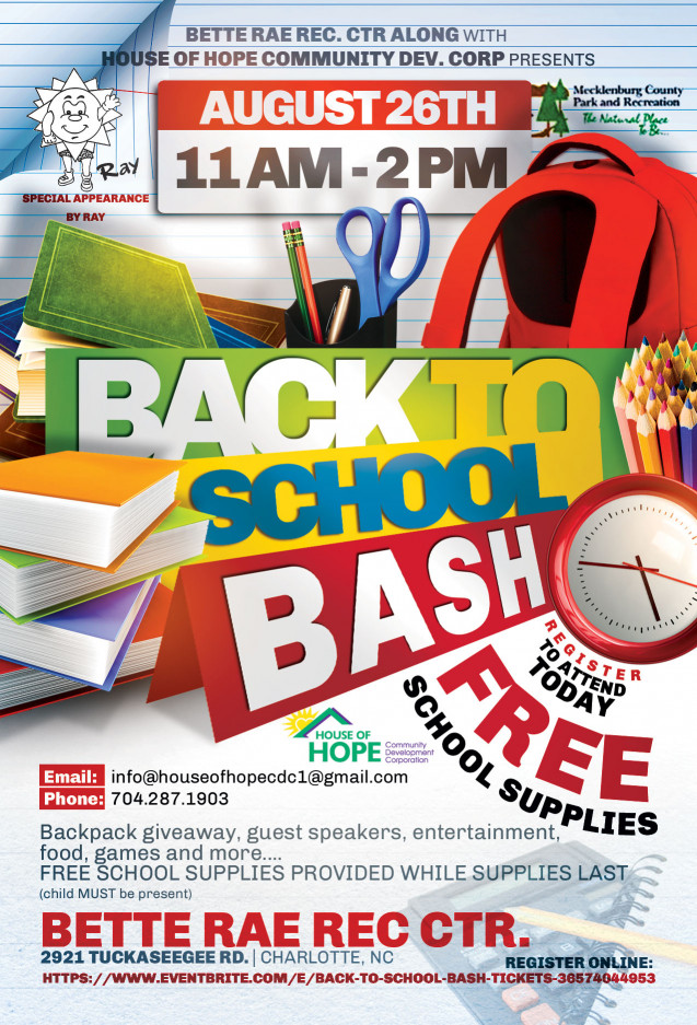 Back To School Bash
 Back to School Bash Tickets Sat Aug 26 2017 at 11 00 AM