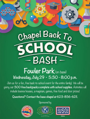 Back To School Bash
 Chapel Back to School Bash Fighter Country Partnership