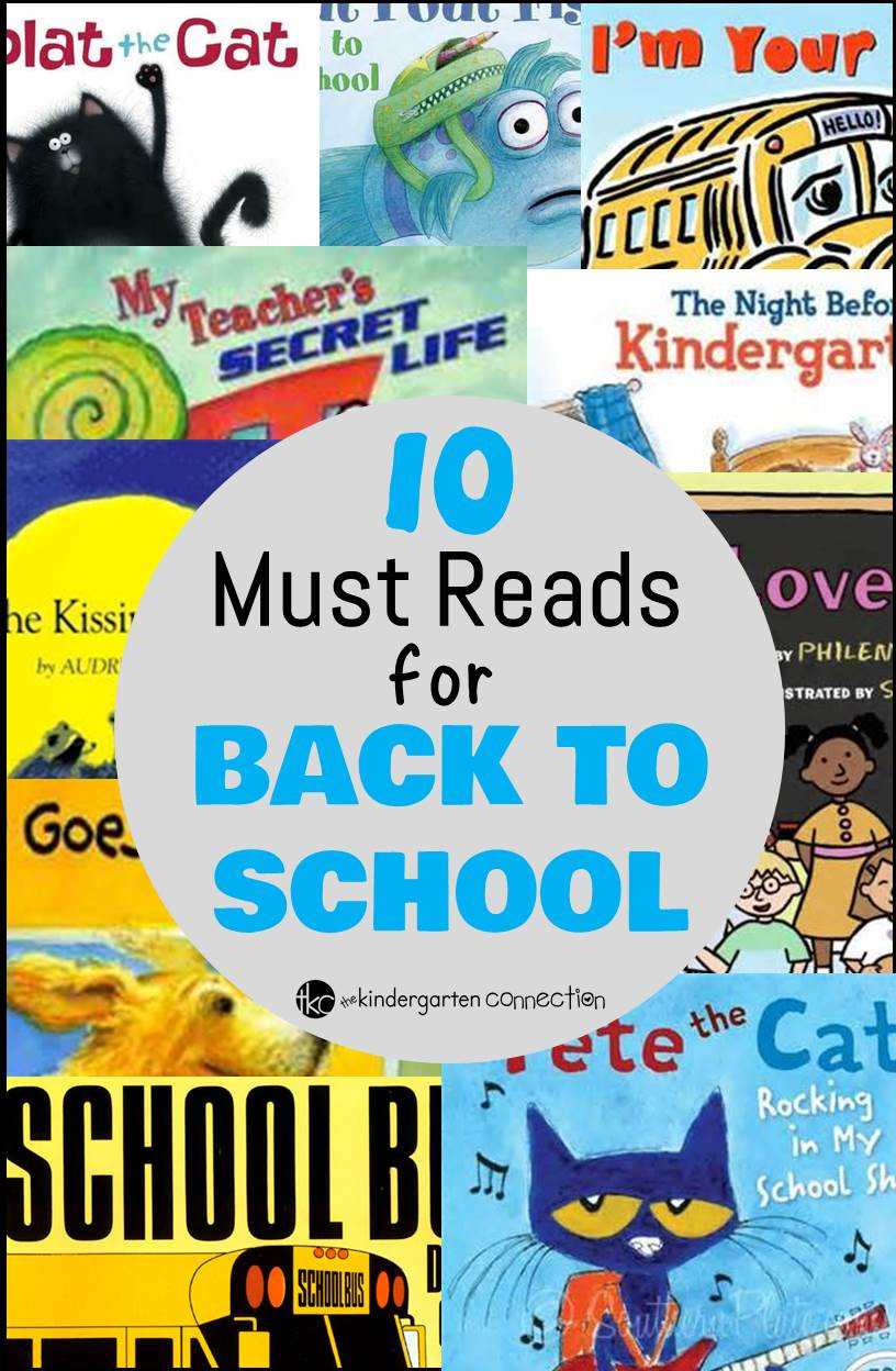 Back To School Books
 10 Back to School Books The Kindergarten Connection