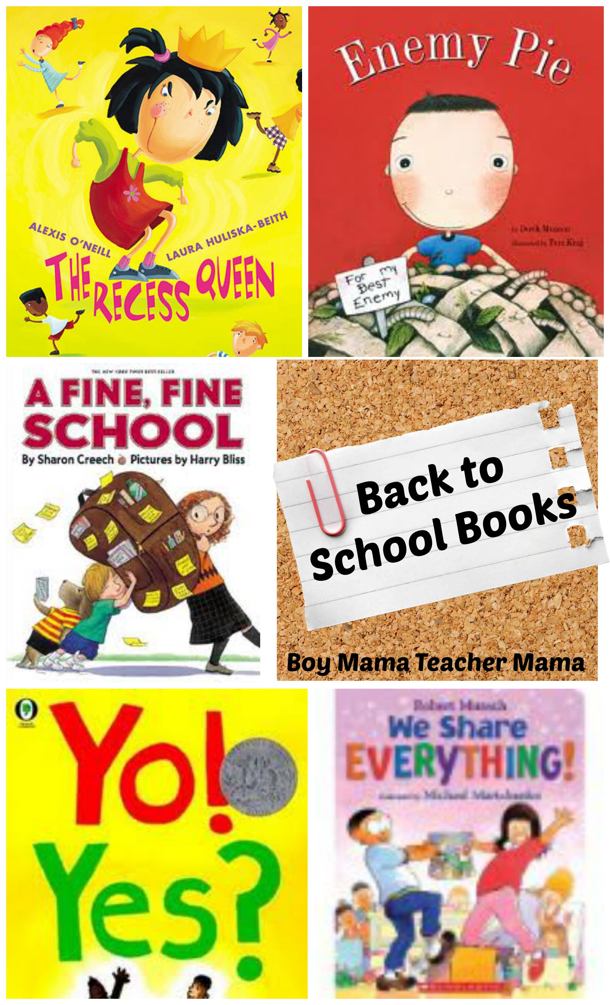 Back To School Books
 Book Mama Back to School Books Boy Mama Teacher Mama
