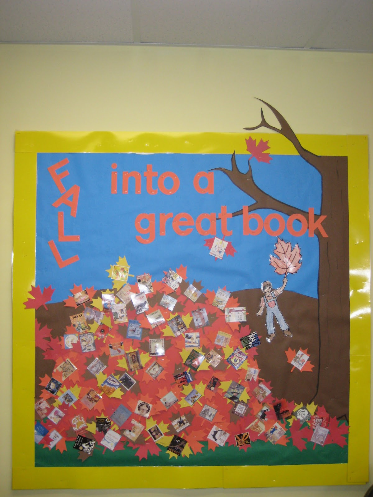 Back To School Bulletin Boards
 Lorri s School Library Blog Fall Thanksgiving Back to