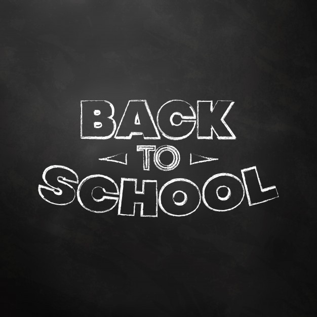Back To School Chalkboard
 Typographic back to school chalkboard design Vector