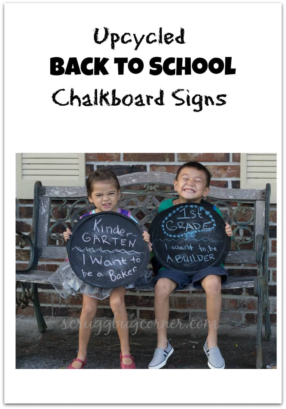 Back To School Chalkboard
 Upcycled Back to School Chalkboard Signs Gym Craft Laundry