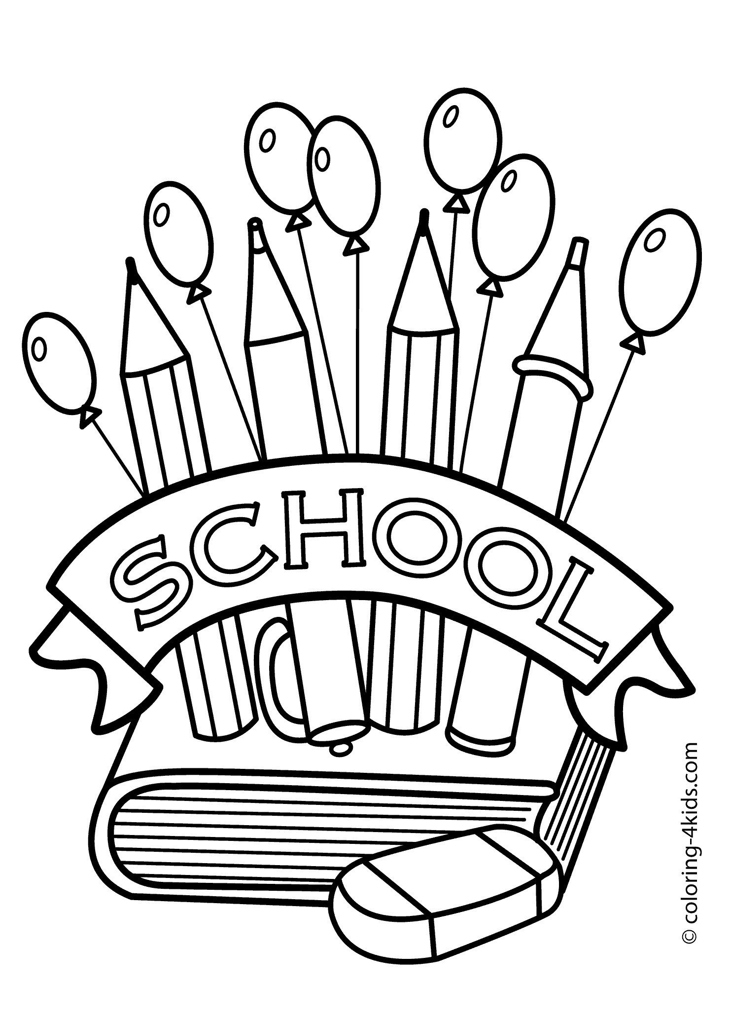 Back To School Coloring Page
 Back to the School coloring page classes coloring page