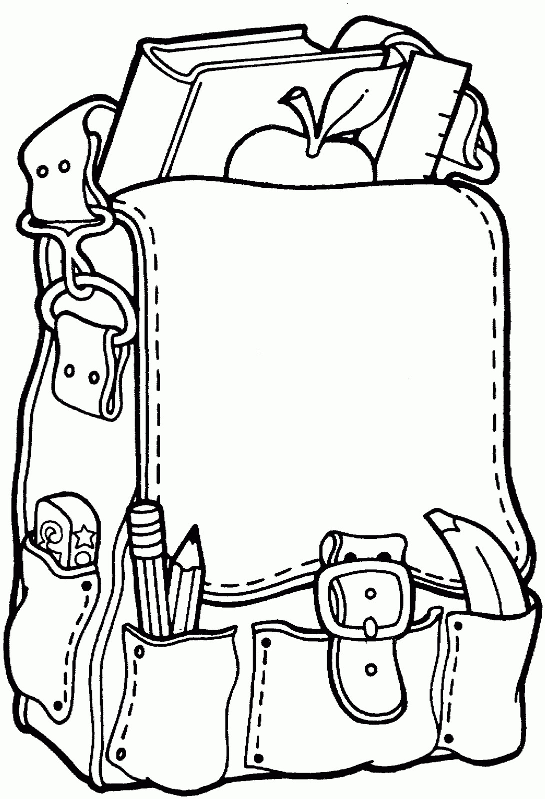 Back To School Coloring Page
 Back To School Coloring Pages 2011
