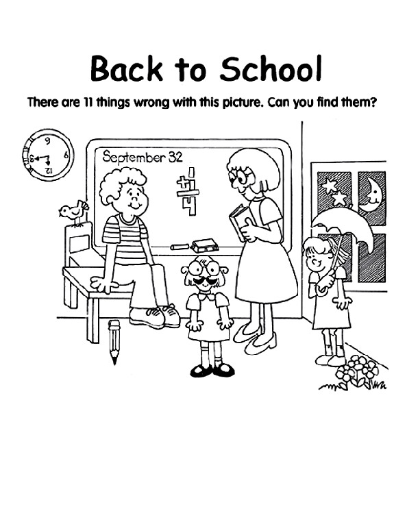 Back To School Coloring Pages
 Back to School Coloring Page