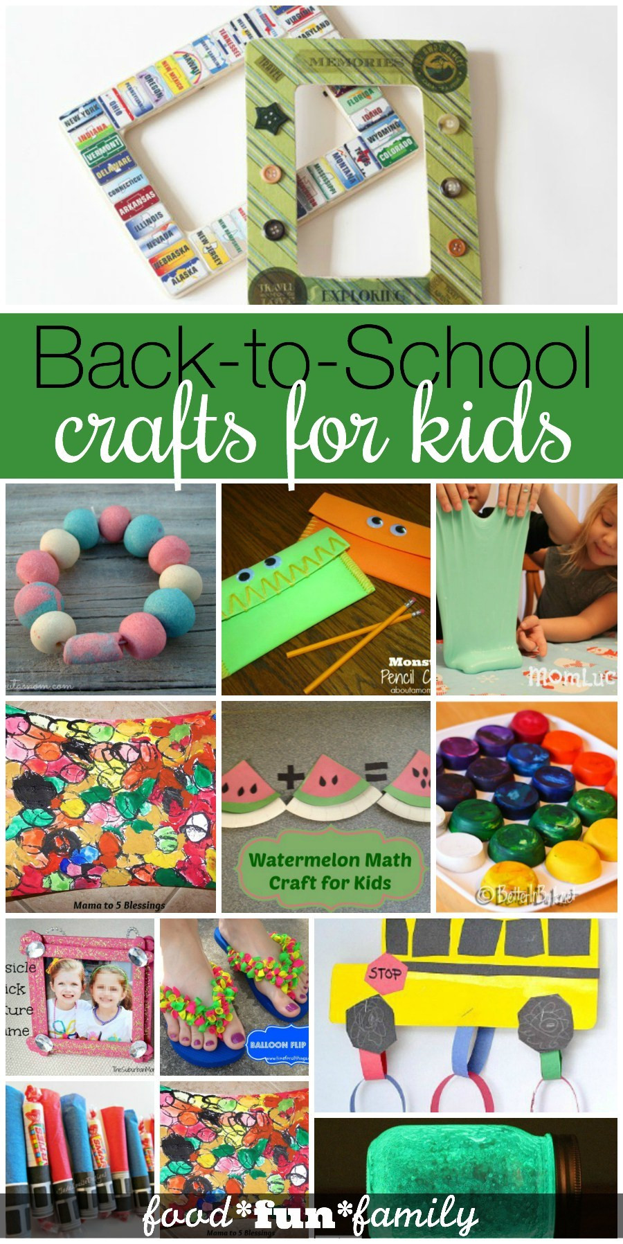 Back To School Crafts
 16 Back to School Crafts for Kids Craft Round up