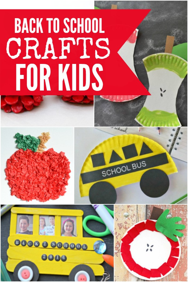 Back To School Crafts
 Back to School Crafts for Kids 15 crafts perfect for kids